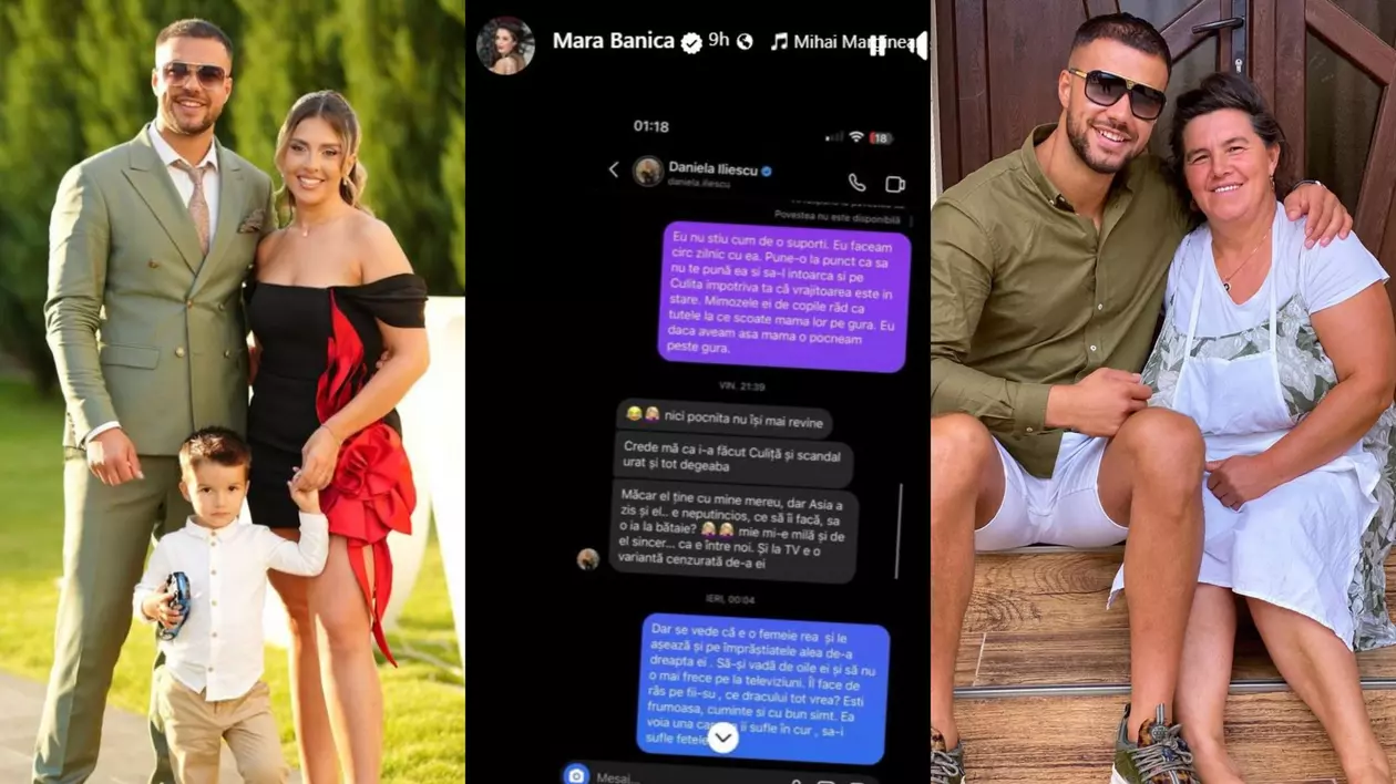 Reacția Danielei, iubita lui Culiță Sterp, după ce Mara Bănică a publicat o conversație în care vorbea urât de mama Geta: „Făceam circ zilnic cu ea”