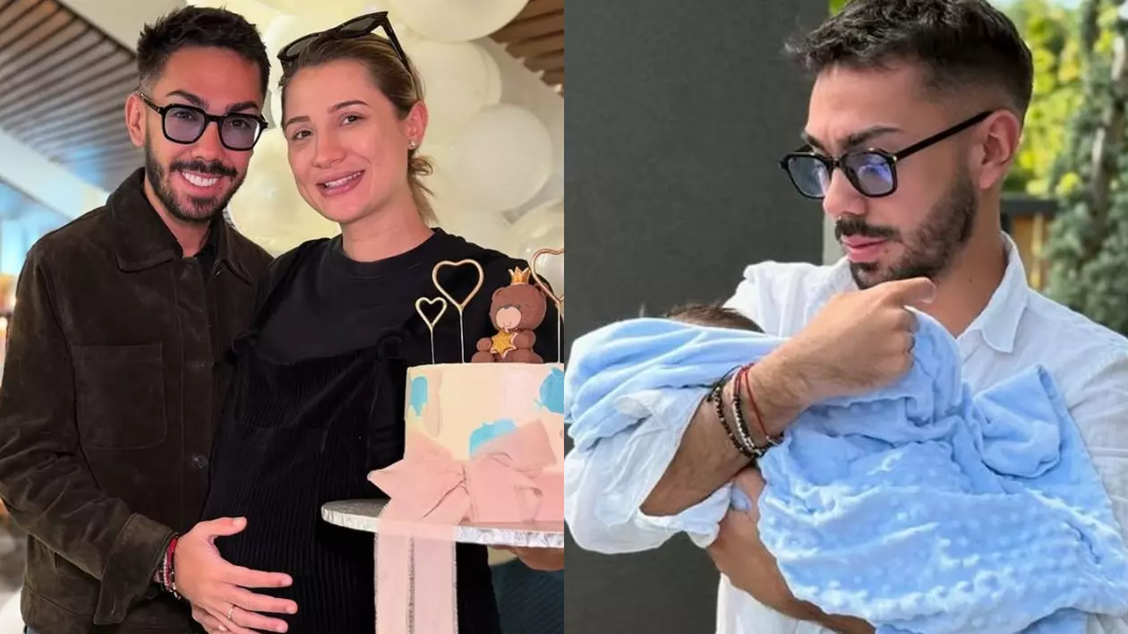 Ce se întâmplă în familia lui Armin Nicoară și a Claudiei Puican după ce au devenit părinți. Artistul a dat cărțile pe față: „S-a schimbat total”